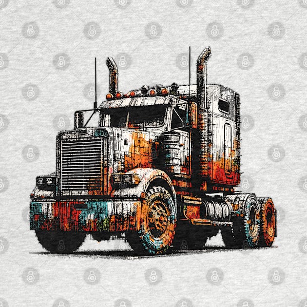 Truck Tractor by Vehicles-Art